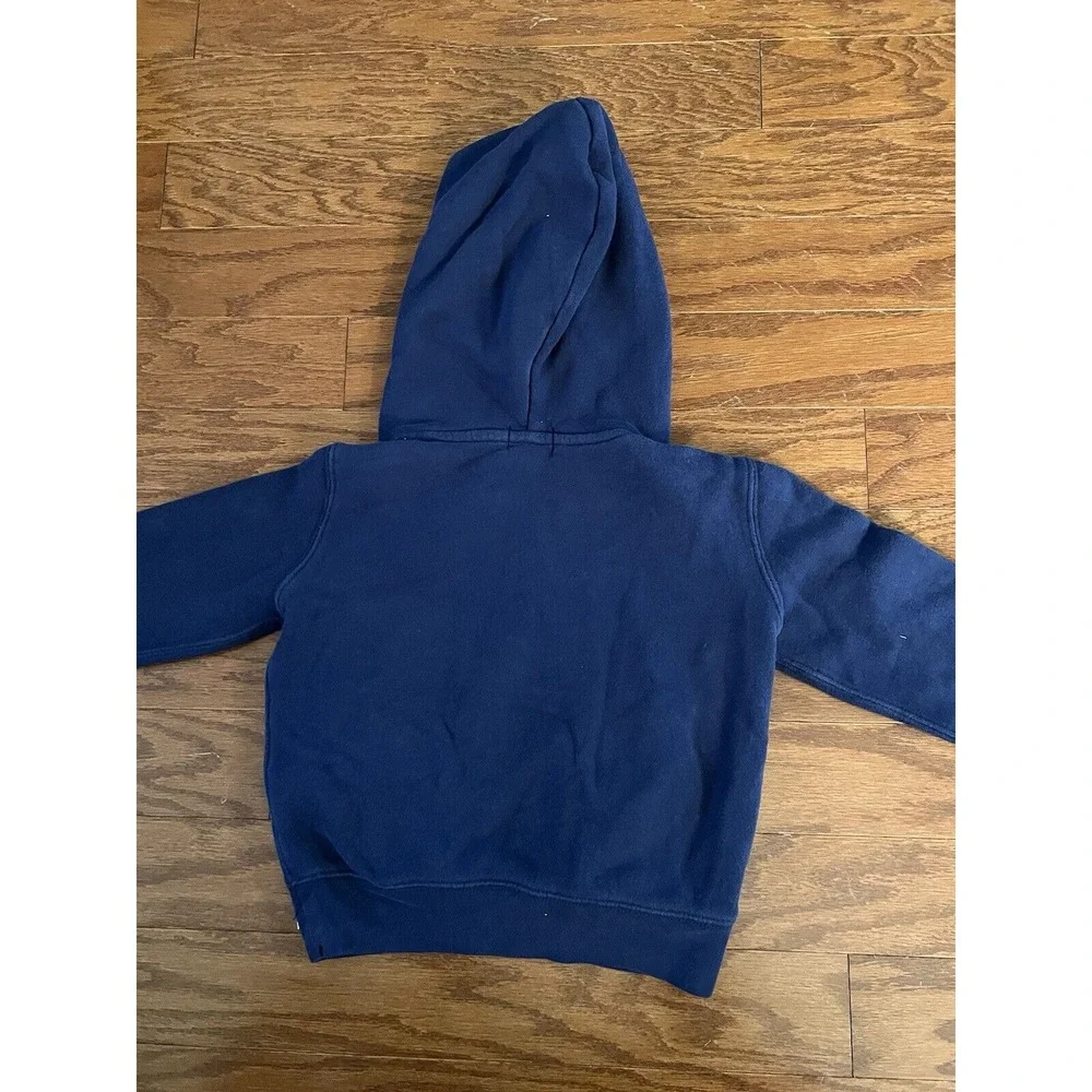 Boys Polo Ralph‎ Lauren Hoodie USA Patriotic Navy Blue Sz 5 Very Good Condition!